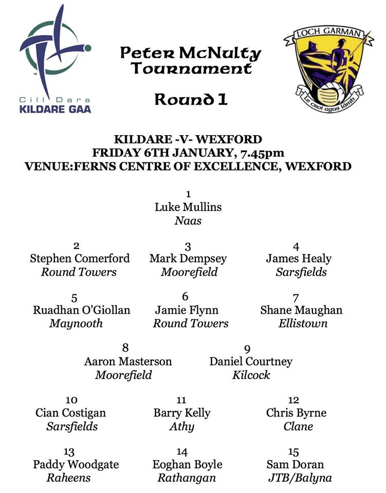 Peter McNulty Tournament – Kildare v Wexford